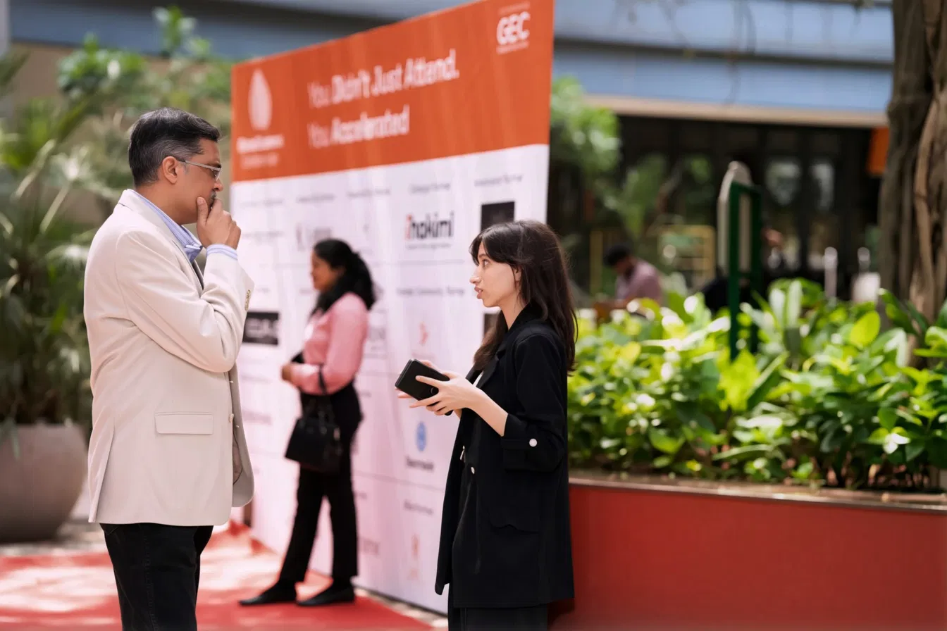 Candid conversation with an attendee, GBC 2026