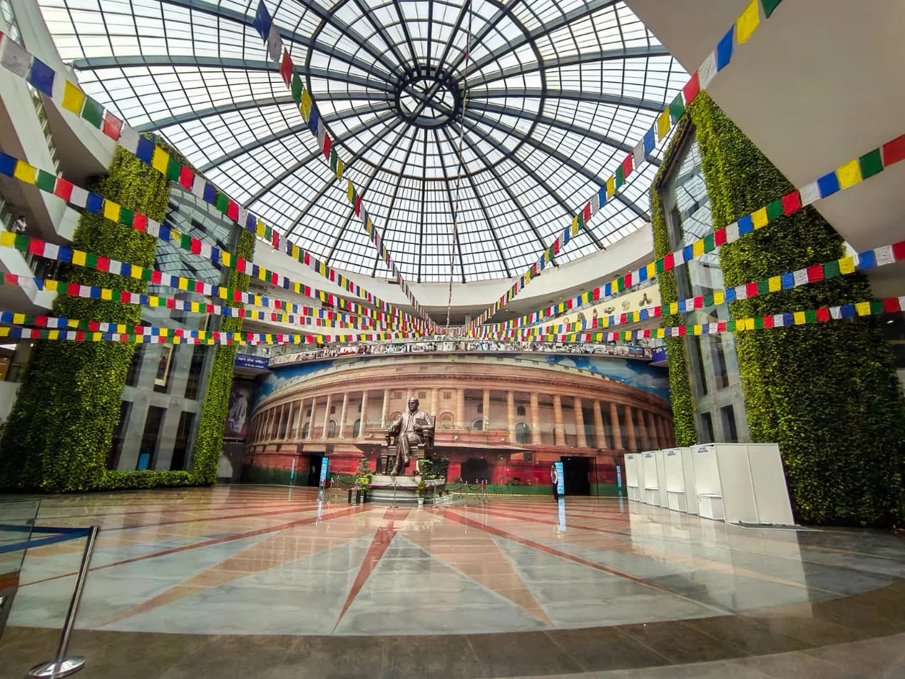 India Prison Voices venue atrium