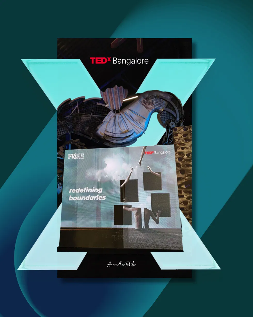 TEDx FRiNGE redefining boundaries branding
