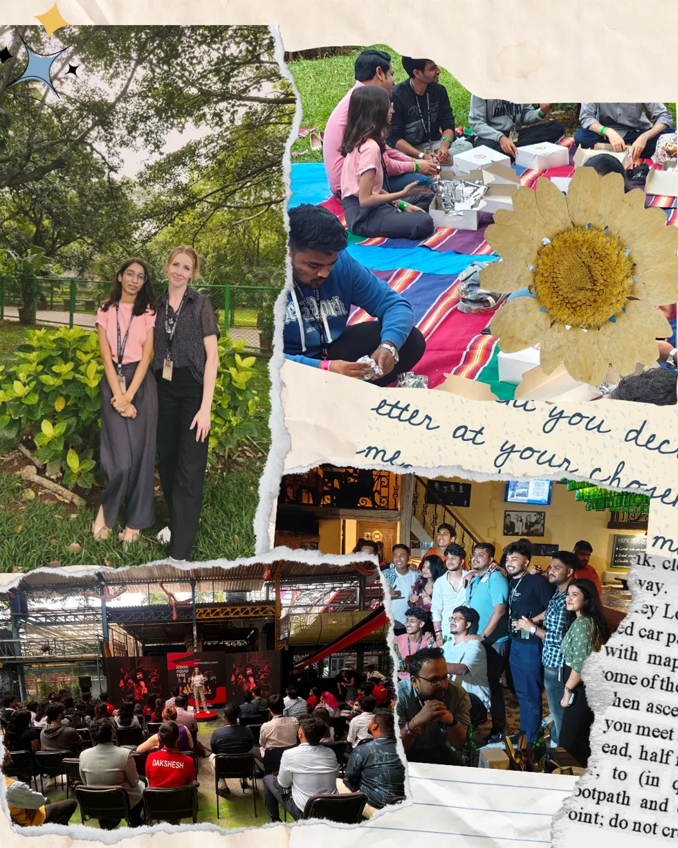 Scrapbook collage, TEDx Weekend Bangalore